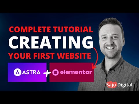 How to Create an Astra Theme WordPress Website with Elementor - Step-by-Step Tutorial for Beginners