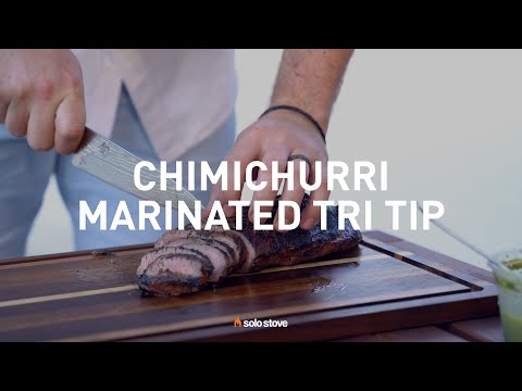 Chimichurri Marinated Tri Tip - Solo Stove GRILL Recipes