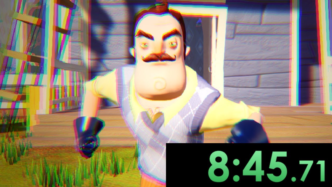 Hello Neighbor speedruns are incredibly broken