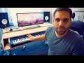 DIY RECORDING STUDIO DESK WITH MOVABLE KEYBOARD COVER DIY RECORDING STUDIO DESK WITH MOVABLE KEYBOARD COVER