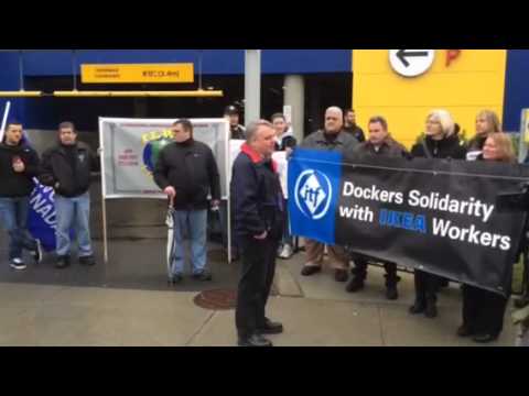 ITF Dockers Solidarity with IKEA Workers