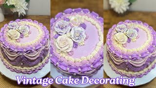 5-Minute Vintage Cake Speed Decorating