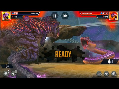 BOSS FIGHT! OMEGA 09 VS OUROBOROS 66 (JURASSIC WORLD).