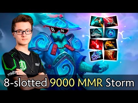 Miracle 9000 MMR 8-slotted Storm Spirit — Dota 2