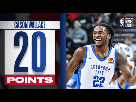 #10 Overall Pick Cason Wallace GOES OFF In His Summer League Debut!