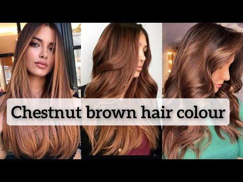 Top Trendy Chestnut Brown Hair Dye Color Ideas...