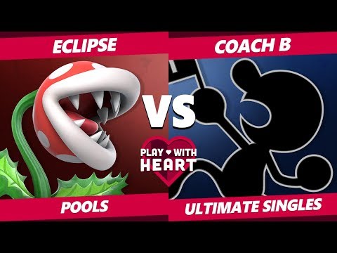 Play With Heart SSBU - Eclipse (Piranha Plant) Vs. Coach B (Game & Watch) Smash Ultimate Pools