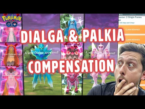 COMPENSATION For Origin Dialga & Palkia! BUT Is THIS Fair? MORE Shiny DMAX Battles! (Pokemon GO)