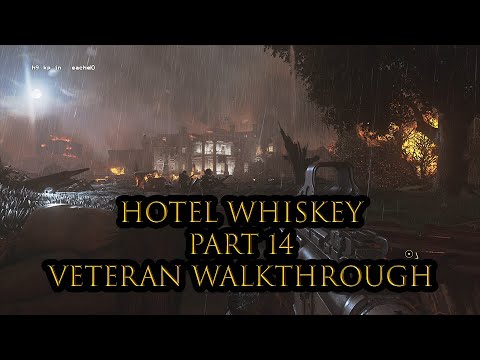 Call of Duty: MW2 Remastered Whiskey Hotel Veteran Walkthrough Part 14 PS4 PRO 1080P 60FPS