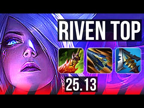 RIVEN vs NASUS (TOP) | 5k comeback, 600+ games, 15/4/5 | EUW Grandmaster | 25.13
