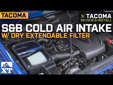 Tacoma S&B Cold Air Intake w/ Dry Extendable Filter (2016-2019 3.5L) Review & Install