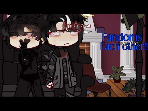0.5 /7   ┆ Fandoms react to each other ︴  FANDOM x GC  ˏ ♡ ˎ  ﹏  ෆ 2x#manhwa