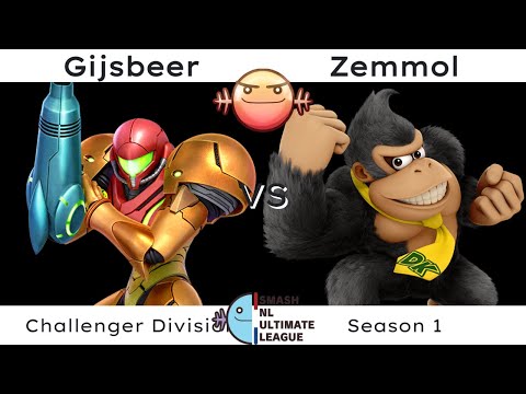 SNUL Season 1 Week 2 - Zemmol (Donkey Kong) Vs. Gijsbeer (Samus)