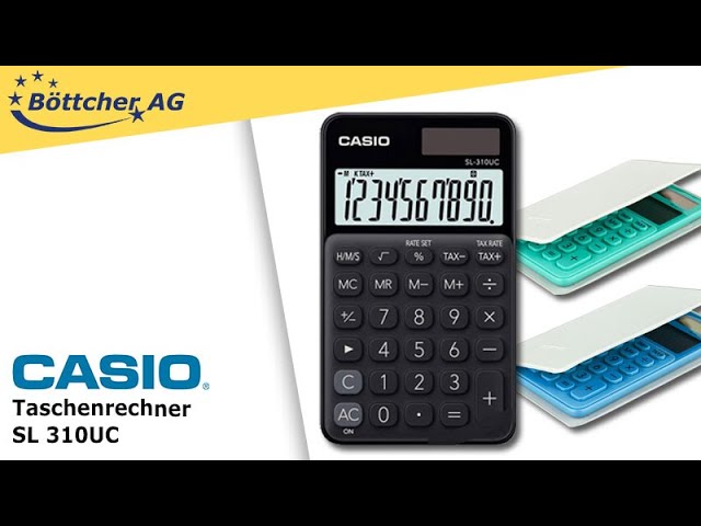 Vídeo relacionado con Cientificas y Financieras marca CASIO modelo CASIO Calculatrice de poche 10 chiffres Violette SL-310UC-PL-S-EC