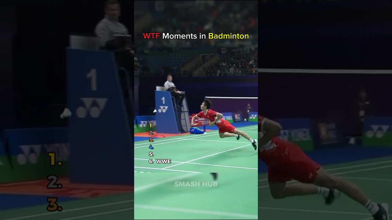 WTF Moments in Badminton #shorts