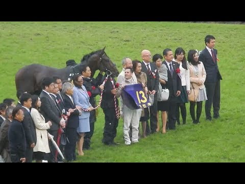 第78回菊花賞2017/キセキに感謝するデムーロ騎手に感動！！口取り式の様子(2017.10.22)