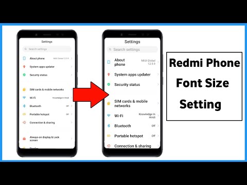 Redmi Font Size Change | How To Change Font Size In Redmi | How To Change Font Size In Redmi Note 10