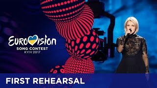 Norma John - Blackbird (Finland) First rehearsal in Kyiv