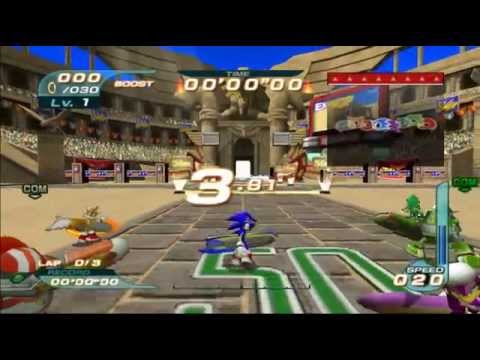 [Dolphin] Sonic Riders HD (GCN): Sand Ruins - 60FPS Gameplay (720pHD)
