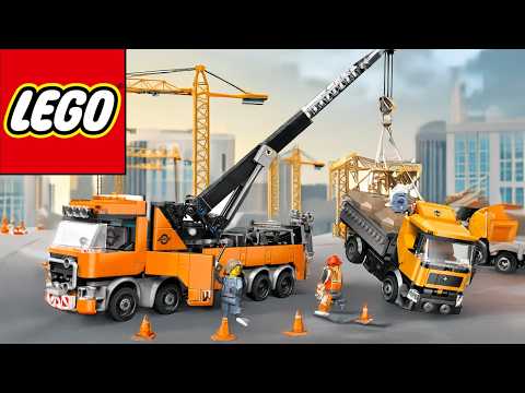 Lego City 60467 Heavy-Duty Recovery Tow Truck with Crane Speed Build