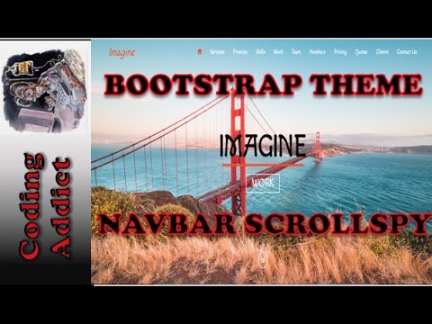 Bootstrap Theme 44 - Scroll Spy