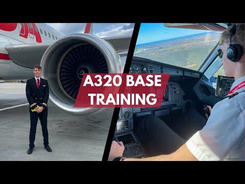 A320 Base Training - My First Time Flying A Jet