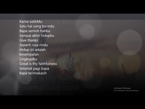 INSTRUMENTAL PIANO ROHANI SAAT TEDUH (Relaxing)