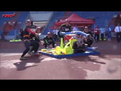 WM 2016 - Feuerwehrsport - Ostrava - Löschangriff Nass - Team Deutschland Männer