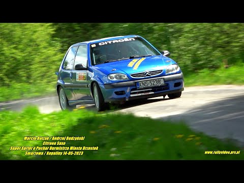 M. Bulzak / A. Budzyński -Citroen Saxo- Super Sprint o Puchar Burmistrza Miasta Brzostek 14-05-2023