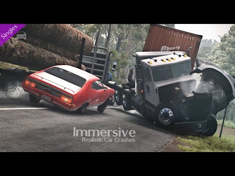 Immersive Realistic Car Crashes - Single #52 - BeamNG.Drive