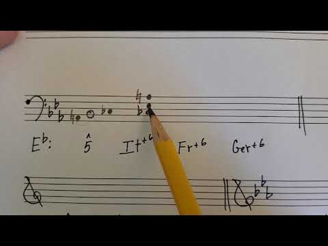 Augmented Sixth Chords 1 - Spelling and Identifying