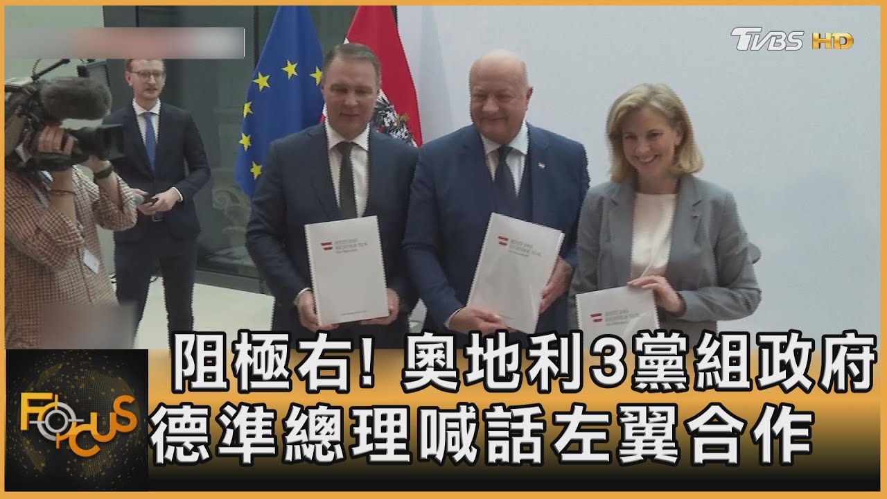 阻極右!奧地利3黨組政府 德準總理喊話左翼合作