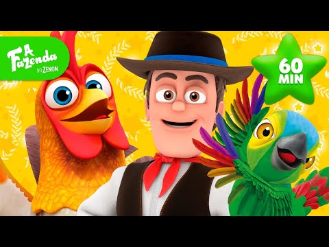 🌈 As Melhores 30 Canções da FAZENDA do ZENÓN 👨‍🌾 | O Reino Infantil