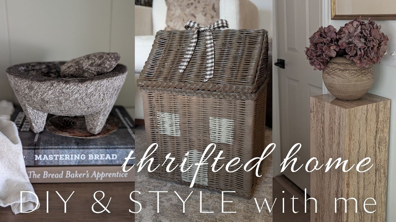 High End Style Home Decor on a Thrift Budget / Thrift and DIY with me!