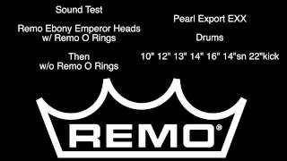 Video thumbnail for Remo Ebony Emperor Sound Test / Review by COOP3RDRUMM3R