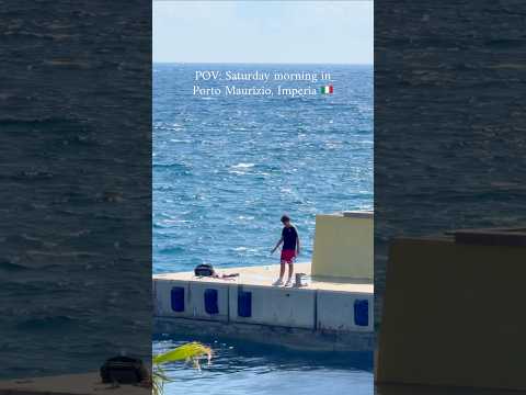 Morning walk in Porto Maurizio, Imperia 🇮🇹