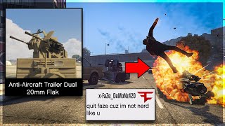 Trolling FaZe Griefers With The Most POWERFUL Weapon in GTA Online!