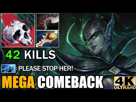 Most Strongest Carry Phantom Assassin 42 Kills Unstoppable - Epic Mega Comback 7.30 Dota 2