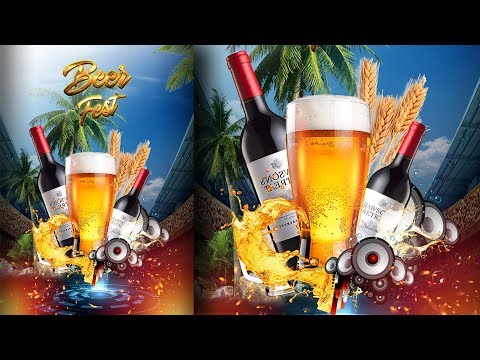 Photoshop Tutorials | How to make Party Poster Design IN Photoshop Tutorials