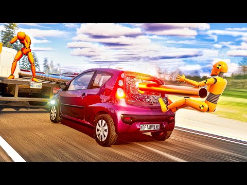 Dangerous Overtaking and Car Crashes #04 | BeamNG.drive