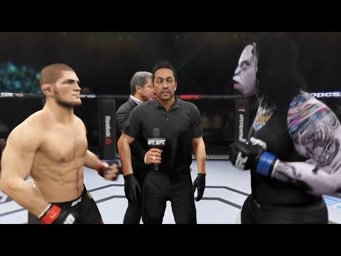 Khabib vs. Dracula Wolf - EA Sports UFC 4 - Champion Fight 🦅