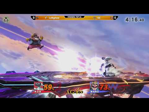AGON N1 - ER | LoNg0uw (ROB) Vs. FoX | SiC (Wario) - Smash 4