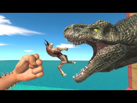 Try to Dodge Fist or You Will be Eaten - Animal Revolt Battle Simulator