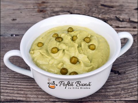 Pea puree, smoother and tastier than mashed potatoes