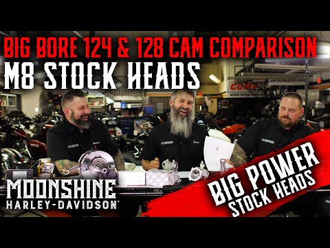 Cam Shootout Series | Part 3 Big Bore 124 & 128 Cam Comparison with M8 Stock Heads