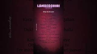 Lamberghini - The doorbeen (lyrics) #lamberghini #thedoorbeen #lyrics #trending #shorts #reels #song