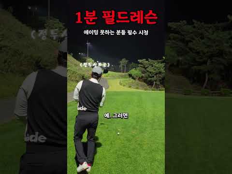 1분레슨 에이밍편 #핸디단속반