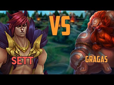 Gragas vs Sett || Sett? more like... easy win.. bett...