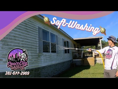 Window cleaning service video by Space City Washing in Spring TX
