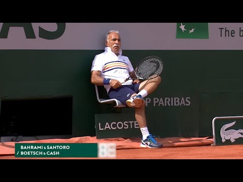 FUNNIEST Tennis Match EVER You Won't Stop Laughing! #3 (Mansour Bahrami Trick Shots)